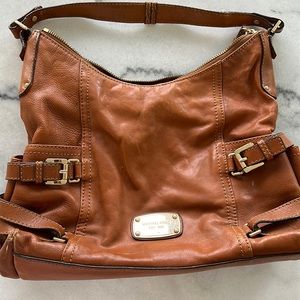 Michael Kors camel leather bag